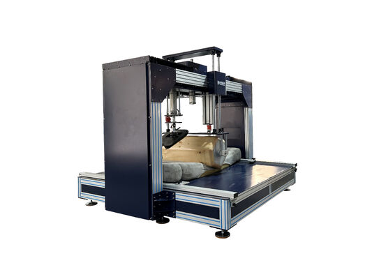 OEM PLC Color Touch Screen Furniture Testing Machines , Mattress Rollator Intergrated Tester